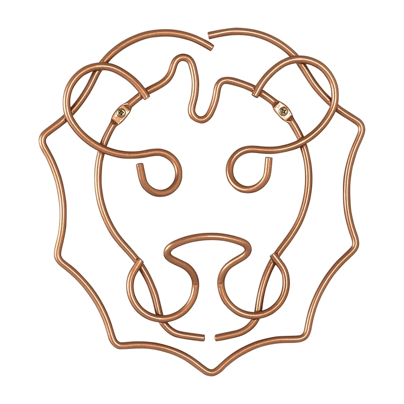 METALTEX Κρεμάστρα Χάλκινη Safari Lion Metaltex 30x27εκ. 16-370100 (Υλικό: Χάλκινο) - METALTEX - 16-370100