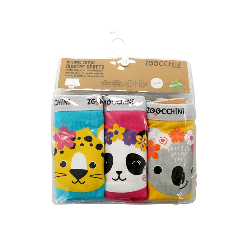 Zoocchini Boxer Shorts Σετ 3τμχ Οργανικά Βαμβακερά 2-3 Ετών Flower Power Zoocchini ZOO13203-2-3Y (Ύφασμα: Βαμβάκι 100%, Μέγεθος: 2-3 Ετών) - Zoocchini - ZOO13203-2-3Y