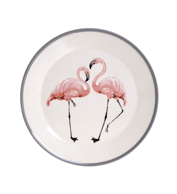 inart Διακοσμητική Πιατέλα Κεραμική inart 24x3εκ. 3-70-093-0026 (Υλικό: Κεραμικό) - inart - 3-70-093-0026