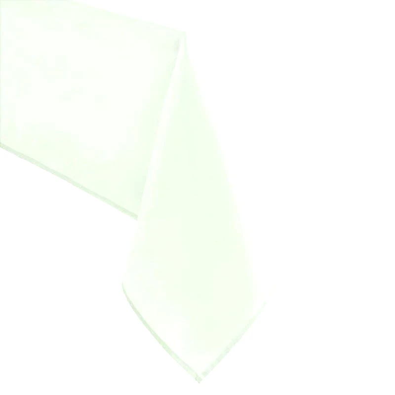 OEM Τραπεζομάντηλο 140x140εκ. Polyester Plain Line Λευκό (Σετ 6 Τεμάχια) (Ύφασμα: Polyester, Χρώμα: Λευκό) - OEM - 520184712453