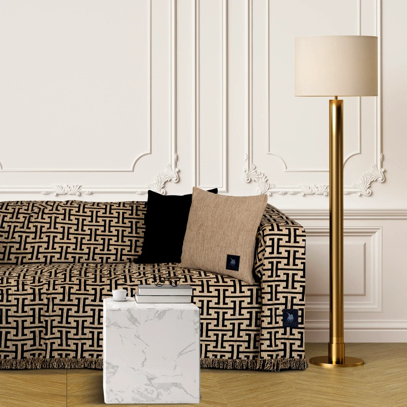 Greenwich Polo Club Ριχτάρι Chenille Διθέσιος 180x250εκ. Essential 3932 Μαύρο-Μπεζ Greenwich Polo Club (Χρώμα: Μαύρο, Ύφασμα: 70% Ακρυλικό Σενίλ-20% Βαμβάκι-10% Polyester) - Greenwich Polo Club - 206182503932