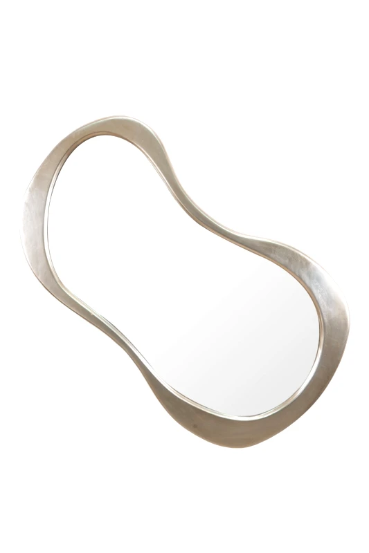 ZEN COLLECTION Καθρέπτης Τοίχου Ξύλινος Ασημί Με Κορνίζα 73,6x2,8x124,5εκ. Zen Collection 24.33.51085 (Υλικό: Ξύλο, Χρώμα: Ασημί ) - ZEN COLLECTION - 24.33.51085