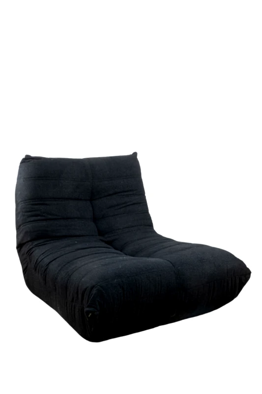 ZEN COLLECTION Πολυθρόνα Υφασμάτινη Μαύρη Lazy 88x108x86εκ. Zen Collection 24.34.50233 (Χρώμα: Μαύρο) - ZEN COLLECTION - 24.34.50233