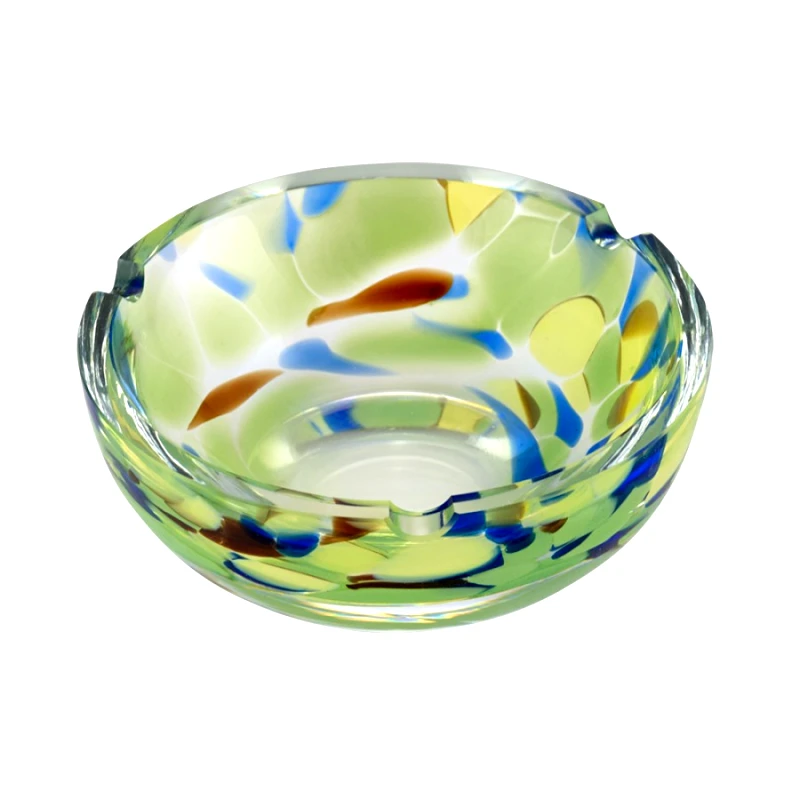 WM COLLECTION Σταχτοδοχείο Γυάλινο WM Collection 14x5,5εκ. N25111 (Υλικό: Γυαλί) - WM COLLECTION - N25111-multi