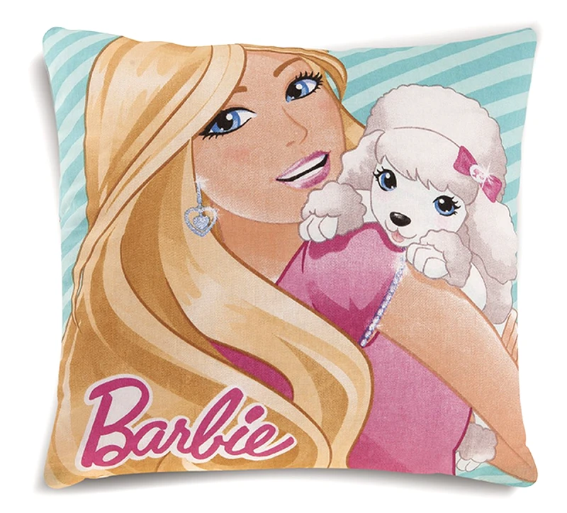 Disney Μαξιλάρι Διακοσμητικό Micro 40x40εκ. Barbie 08 Digital Print Disney Dimcol (Ύφασμα: Microfiber) - Disney - 2120632600200899