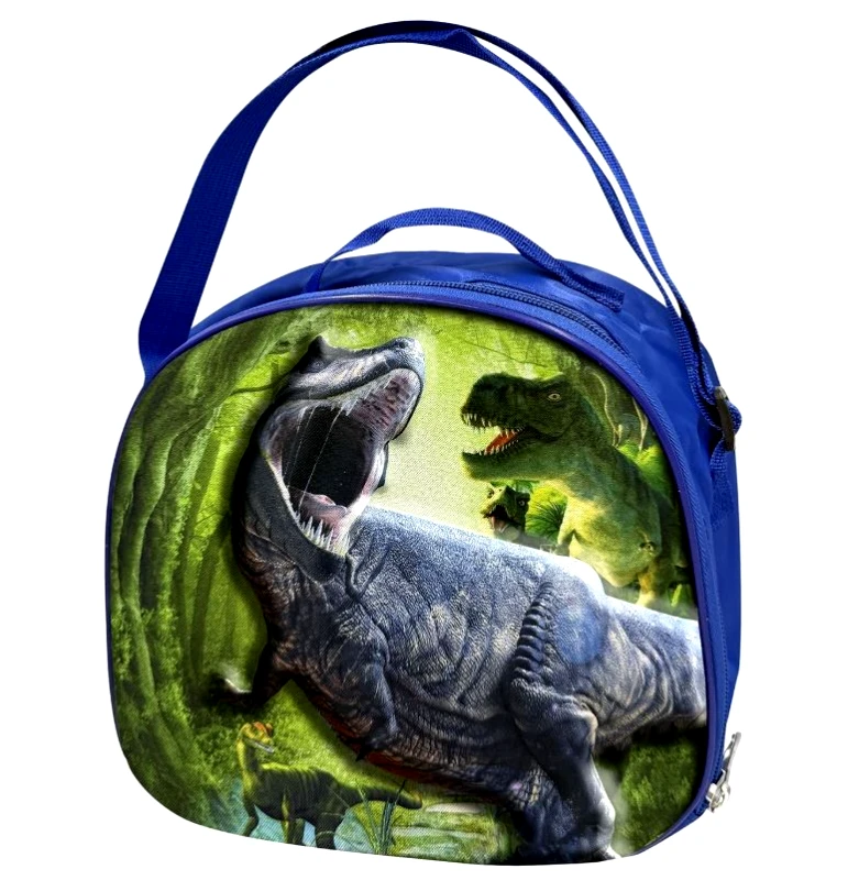 Justnote Ισοθερμικό Τσαντάκι Φαγητού 3D Δεινόσαυρος 22x9x24εκ. Justnote 50-3402 (Χρώμα: Μπλε) - Justnote - 50-3402