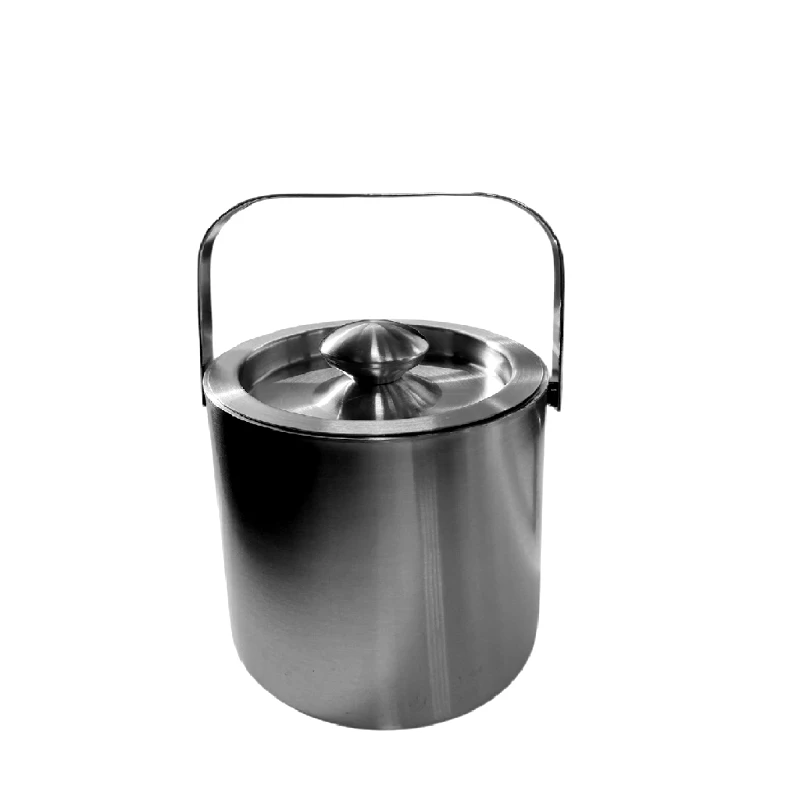ESPIEL Παγοθήκη Με Καπάκι Ανοξείδωτη Ασημί 1,3lt ESPIEL DWFA1001 (Υλικό: Ανοξείδωτο, Χρώμα: Ασημί ) - ESPIEL - DWFA1001