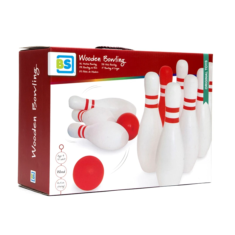 Bs Toys Bowling Red & White BS Toys GA148 - Bs Toys - GA148