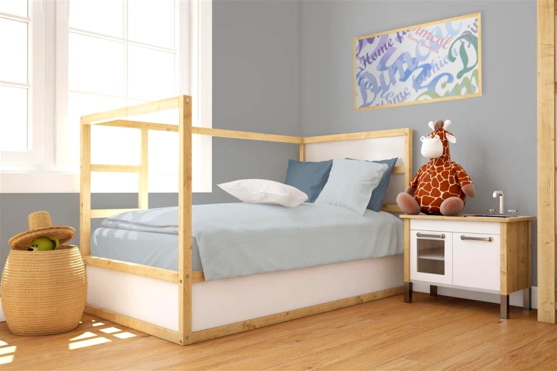 DimCol Πάπλωμα Βαμβακερό Κούνιας 120x160εκ. Solid 505 Light Blue-Grey DimCol 31121121005 (Ύφασμα: Βαμβάκι 100%, Χρώμα: Γκρι, Μέγεθος: Κούνιας) - DimCol - 31121121005