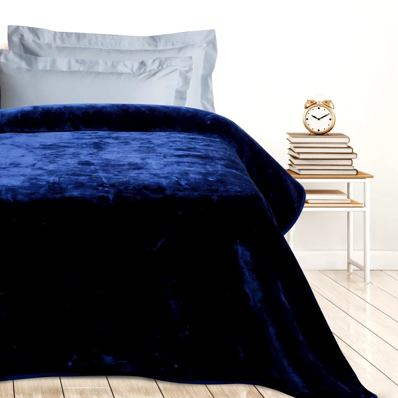 Das Home Κουβέρτα Velour Μονή 160x220εκ. Blankets 0292 Blue Das Kids (Ύφασμα: Ακρυλικό, Χρώμα: Μπλε) - Das Home - 420577710292