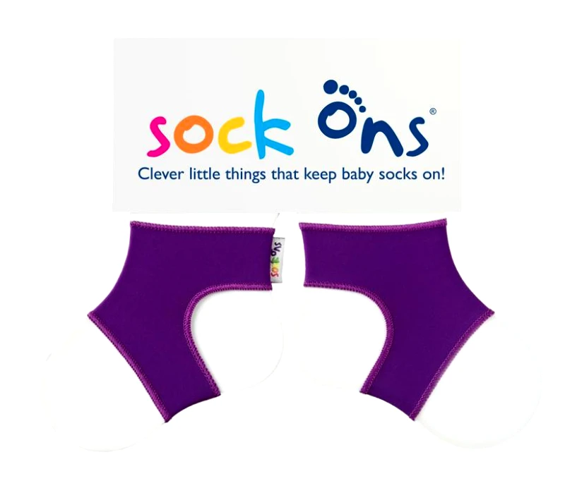 Sock ons Ζεύγος Σταθεροποιητές Καλτσών 0-6 Μηνών Μωβ Sock Ons SOS-PURPLE (Χρώμα: Μωβ, Μέγεθος: 0-6 Μηνών) - Sock ons - SOS-PURPLE
