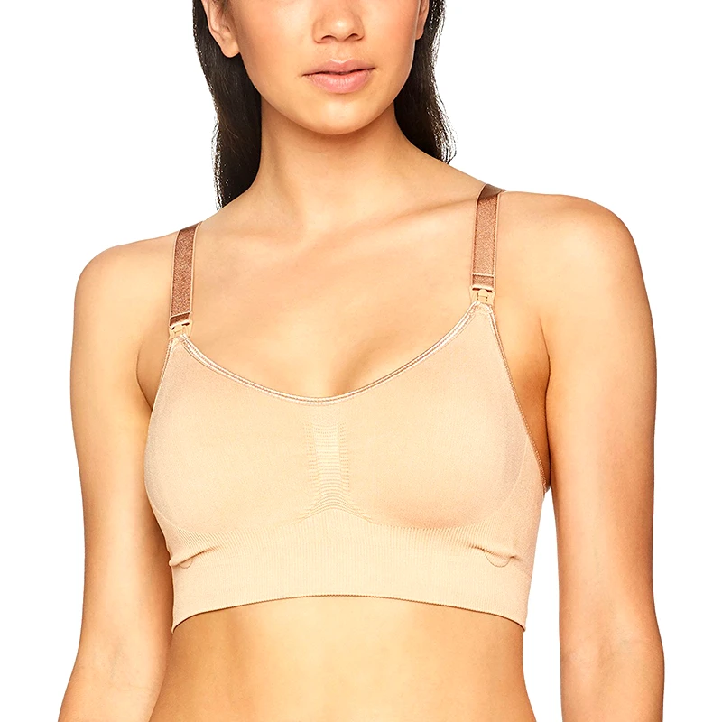 Carriwell Σουτιέν Θηλασμού Χωρίς Ραφές Μπεζ Seamless Nursing Bra Extra Large Carriwell CW3053 (Χρώμα: Μπεζ, Μέγεθος: Extra Large) - Carriwell - CW3053