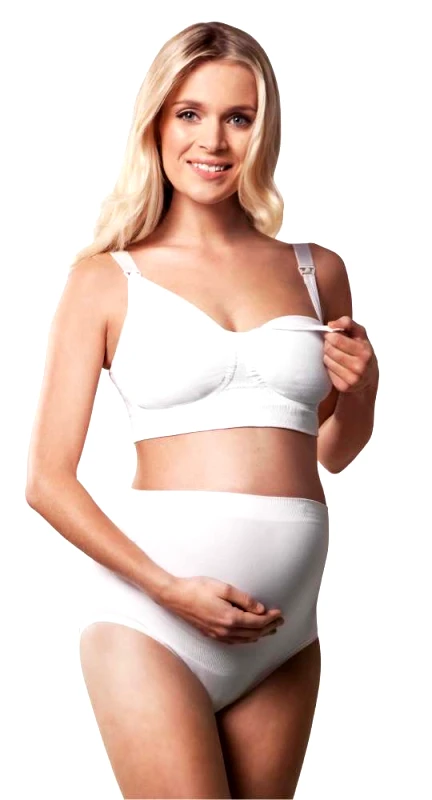 Carriwell Σουτιέν Εγκυμοσύνης-Θηλασμού CarriGel™ Χωρίς Ραφές Πολυαμίδη-Ελαστάνη Λευκό Large Carriwell CW3102 (Χρώμα: Λευκό, Μέγεθος: Large, Ύφασμα: 91% Πολυαμίδη-9% Ελαστάνη) - Carriwell - CW3102