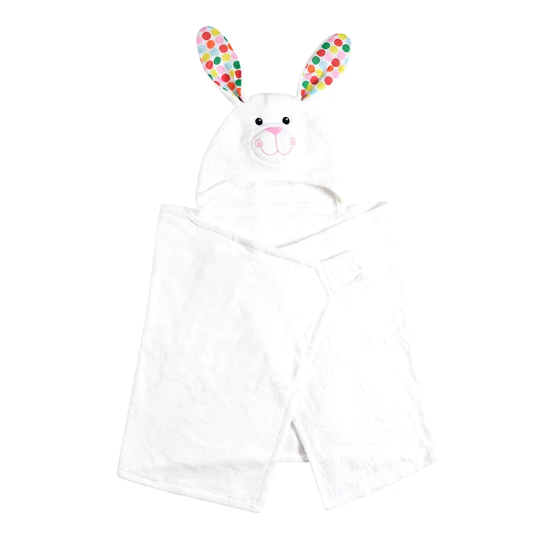 Zoocchini Κάπα Βαμβακερή 127x55εκ. Bella The Bunny Zoocchini ZOO2001 (Ύφασμα: Βαμβάκι 100%, Χρώμα: Λευκό) - Zoocchini - ZOO2001