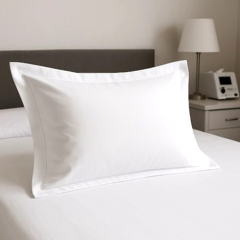 OEM Μαξιλαροθήκη Oxford 52x70εκ. Polycotton 50% Βαμβάκι-50% Polyester 200TC Λευκή 242420000526 (Σετ 10 Τεμάχια) (Ύφασμα: 50% Cotton-50% Polyester, Χρώμα: Λευκό) - OEM - 242420000526