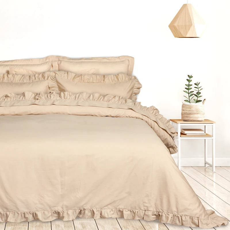 Das Home Σετ Παπλωματοθήκη Βαμβακερή Υπέρδιπλη 220x240εκ. Daily 3168 Taupe Das Home (Ύφασμα: Βαμβάκι 100%, Μέγεθος: Υπέρδιπλα, Χρώμα: Taupe) - Das Home - 406009203168