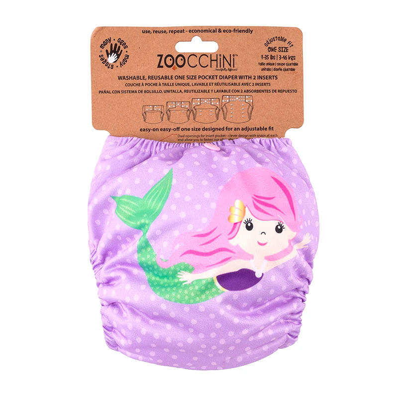 Zoocchini Πλενόμενη Πάνα Γοργόνα Zoocchini ZOO13803 - Zoocchini - ZOO13803
