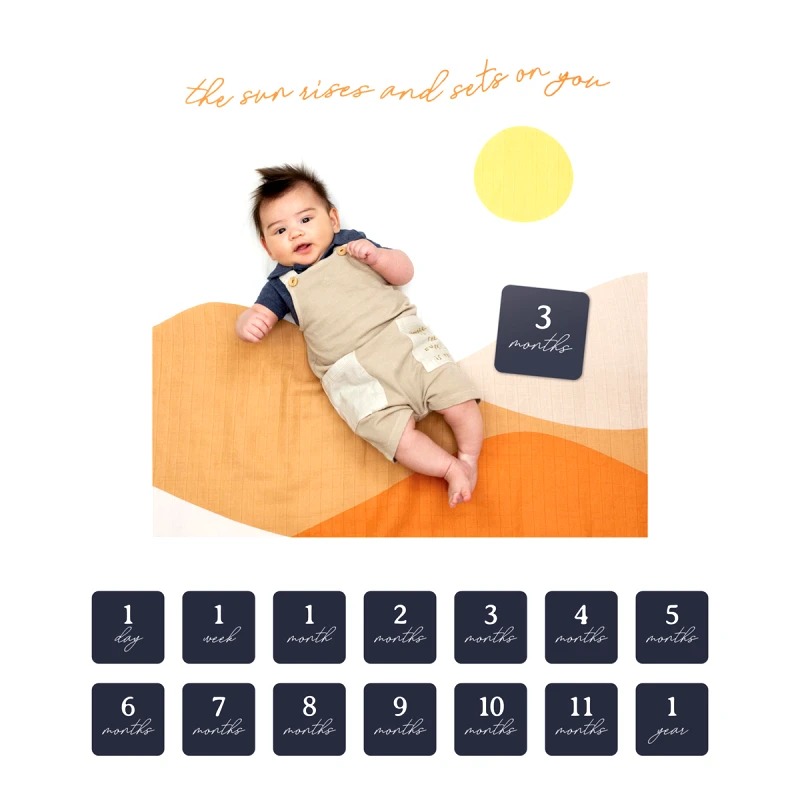Lulujo Mουσελίνα Φωτογράφισης 100x100εκ. & Κάρτες Sun Rises Lulujo LJ594 - Lulujo - LJ594