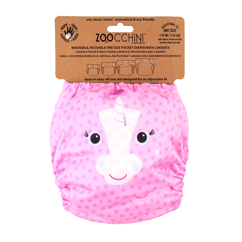 Zoocchini Πλενόμενη Πάνα Unicorn Zoocchini ZOO13801 - Zoocchini - ZOO13801