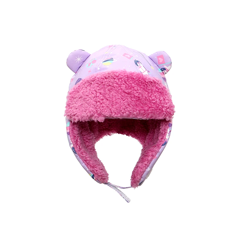 FlapJackKids Αδιάβροχο Σκουφάκι Fleece-Sherpa 2-4 Χρονών Trapper Hat Unicorn Flapjackkids FJKTH736M (Ύφασμα: Fleece, Χρώμα: Φούξια) - FlapJackKids - FJKTH736M