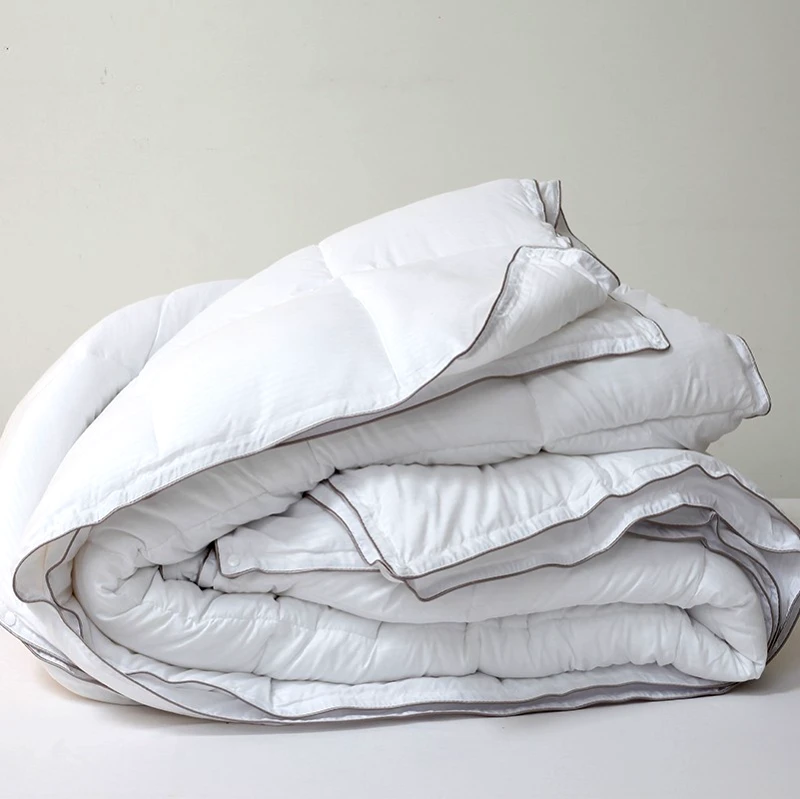 MELINEN Πάπλωμα 4 Εποχών Microfiber Σατέν Ριγέ Μονό 160x240εκ. Αποσπώμενο Λευκό Melinen 2000028300 (Ύφασμα: Microfiber, Χρώμα: Λευκό, Μέγεθος: Μονά) - MELINEN - 2000028300