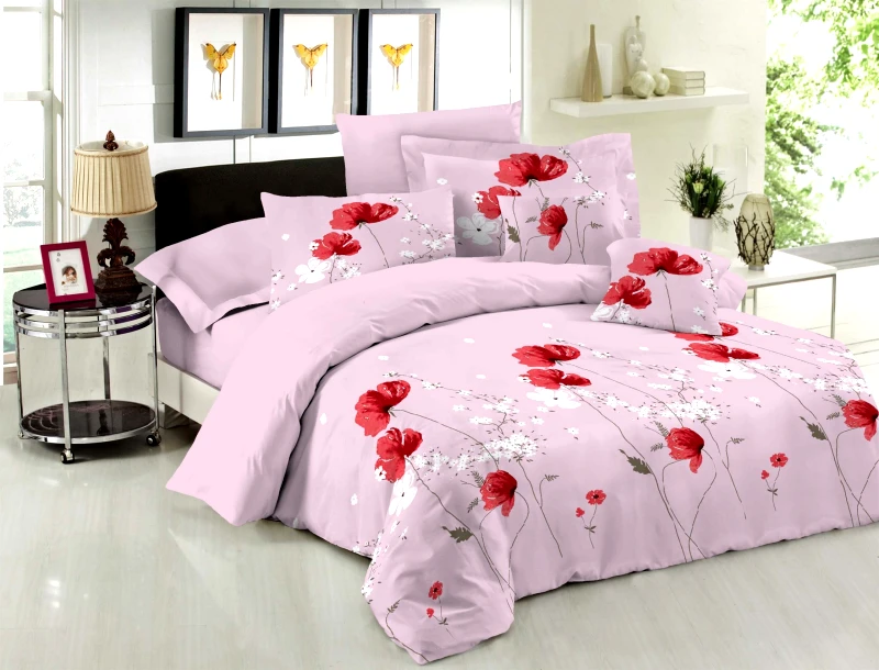 Le Blanc Σετ Κουβερλί Βαμβακερό Υπέρδιπλο 220x240εκ. Le Blanc Anemone Pink 7010404-20 (Ύφασμα: Βαμβάκι 100%, Μέγεθος: Υπέρδιπλα) - Le Blanc - 7010404-20