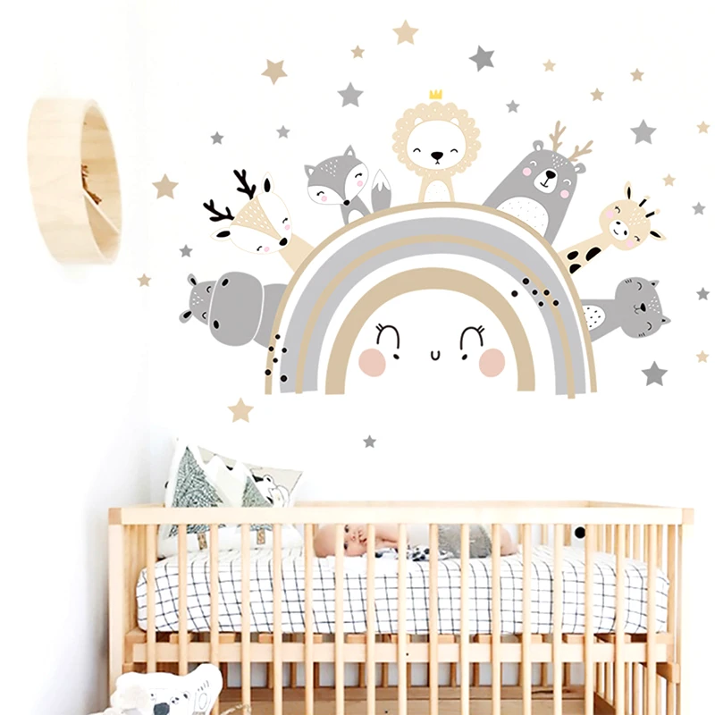 Sipo Αυτοκόλλητα Τοίχου Cute Animals 51x77εκ. Sipo SIP-WS63030 - Sipo - SIP-WS63030