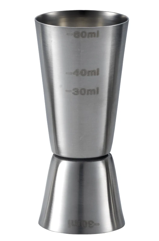 K-PROFESSIONAL Διπλή Μεζούρα Ποτών Ανοξείδωτη K-Professional 30ml-60ml UR50914000 (Υλικό: Ανοξείδωτο) - K-PROFESSIONAL - UR50914000