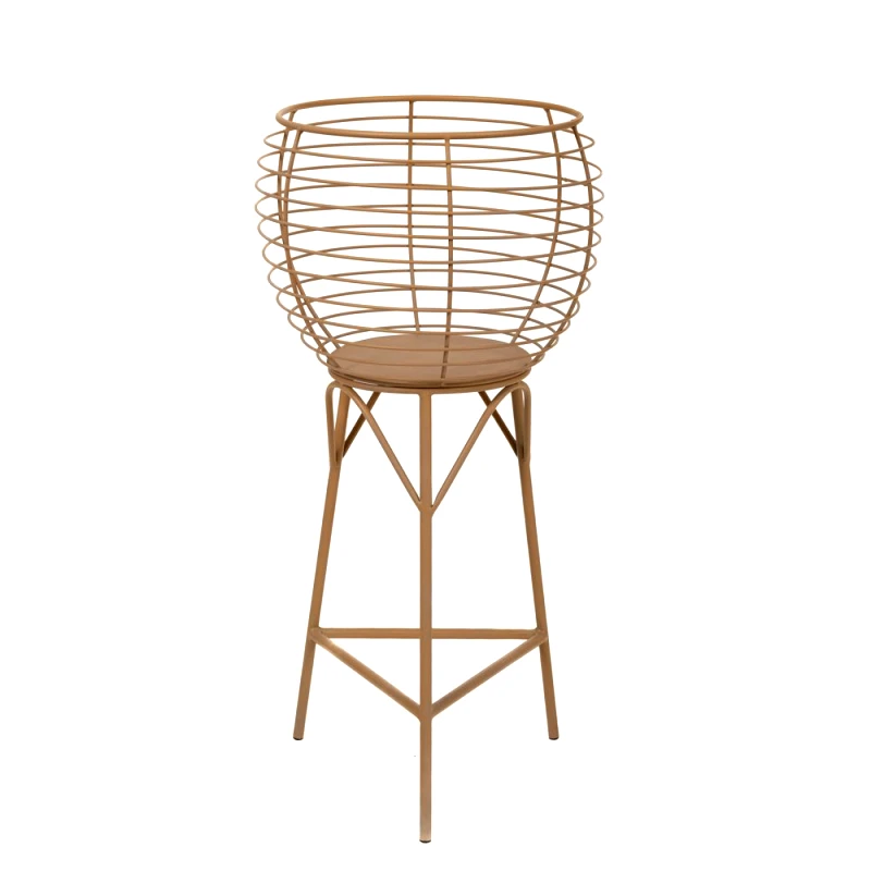 Iliadis Βάση Για Κασπώ Μεταλλική Μπεζ-Καφέ 36,5x36,5x75εκ. iliadis 84909 (Υλικό: Μεταλλικό, Χρώμα: Καφέ) - Iliadis - il_84909