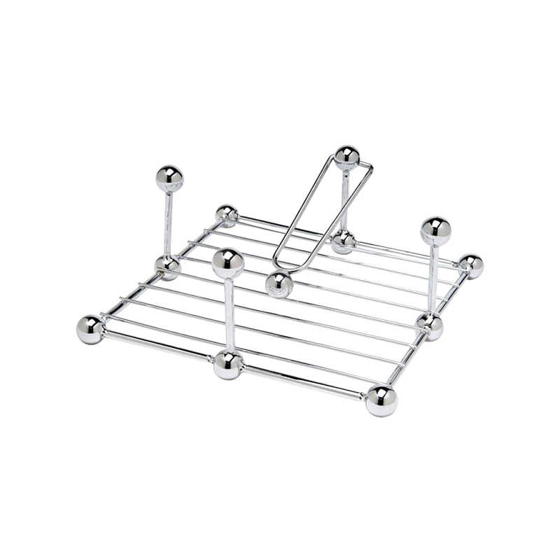 ESPIEL Χαρτοπετσετοθήκη Μεταλλική Inox Σφαίρες ESPIEL 21x21x8,5εκ. MTT128 (Υλικό: Μεταλλικό, Χρώμα: Inox) - ESPIEL - MTT128