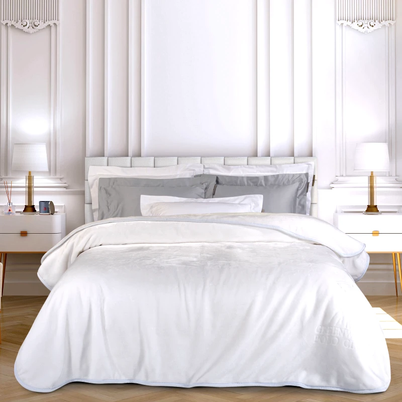 Greenwich Polo Club Κουβέρτα Βελουτέ Supersoft Μονή 160x240εκ. Essential 3470 Λευκή Greenwich Polo Club (Ύφασμα: Βελούδο, Χρώμα: Λευκό, Μέγεθος: Μονά) - Greenwich Polo Club - 220577103470