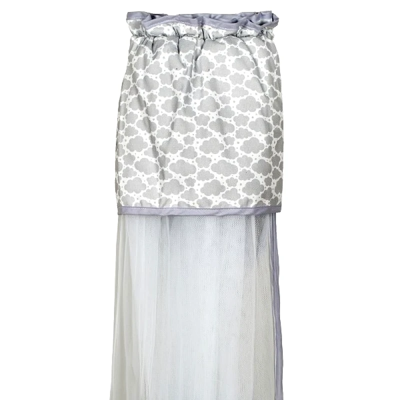 Ο Κόσμος του Μωρού Κουνουπιέρα Κρεβατιού Τούλι Nylon-Βαμβακερή 180x540εκ. Sheep Γκρι 80295 (Ύφασμα: Βαμβάκι 100%, Χρώμα: Γκρι) - Ο Κόσμος του Μωρού - 5205626802952