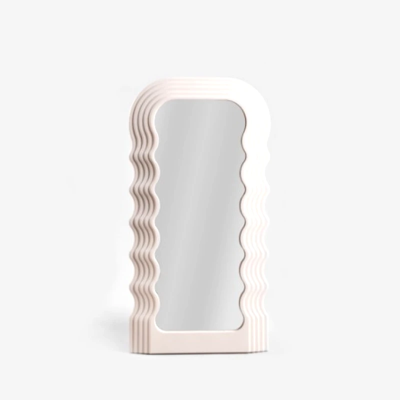 Homla Καθρέπτης Πλαστικός Εκρού 37x3,3x70εκ. Cosimo Homla 239621 (Υλικό: Πλαστικό, Χρώμα: Εκρού ) - Homla - 239621