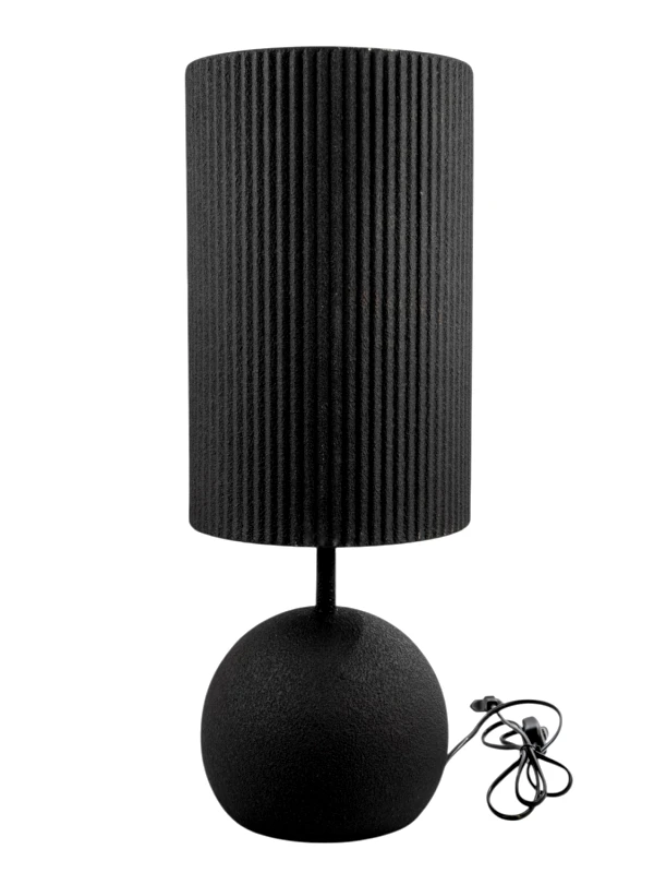 ZEN COLLECTION Φωτιστικό Επιτραπέζιο Μεταλλικό Μαύρο 22x22x59εκ. Zen Collection 25.16.51585 (Υλικό: Μεταλλικό, Χρώμα: Μαύρο) - ZEN COLLECTION - 25.16.51585