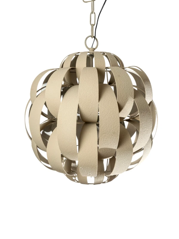 ZEN COLLECTION Φωτιστικό Οροφής Μεταλλικό Μπεζ 50x50x53εκ. Zen Collection 25.16.51592 (Υλικό: Μεταλλικό, Χρώμα: Μπεζ) - ZEN COLLECTION - 25.16.51592