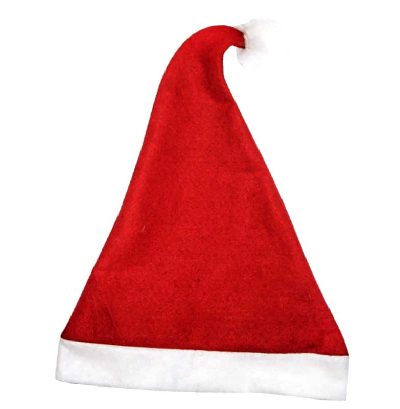 Xmas fest Σκούφος Άγιου Βασίλη 27x36εκ. Xmas fest 93-1183 (Σετ 12 Τεμάχια) (Χρώμα: Λευκό) - Xmas fest - 93-1183
