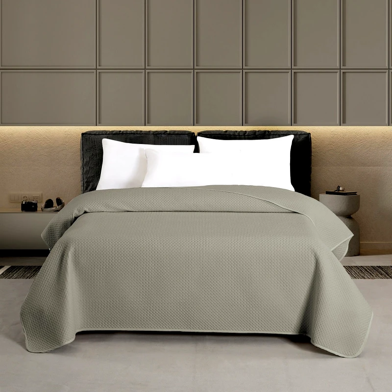 MELINEN Κουβερλί Microfiber Μονό 160x240εκ. Ultra Sonic Zara Grey Melinen 20004490 (Ύφασμα: Microfiber, Χρώμα: Γκρι, Μέγεθος: Μονά) - MELINEN - 20004490