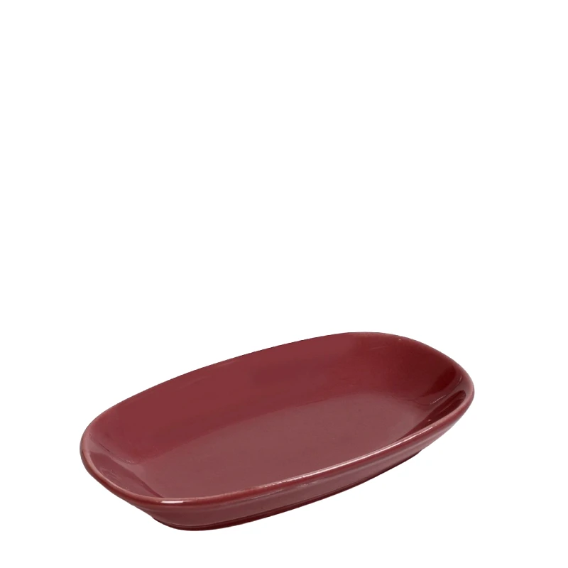 ESPIEL Πιατάκι Σερβιρίσματος Stoneware Pomegranate Dusty Pink Essentials ESPIEL 15x8,5εκ. OWD112K6 (Σετ 6 Τεμάχια) (Χρώμα: Ροζ, Υλικό: Stoneware) - ESPIEL - OWD112K6