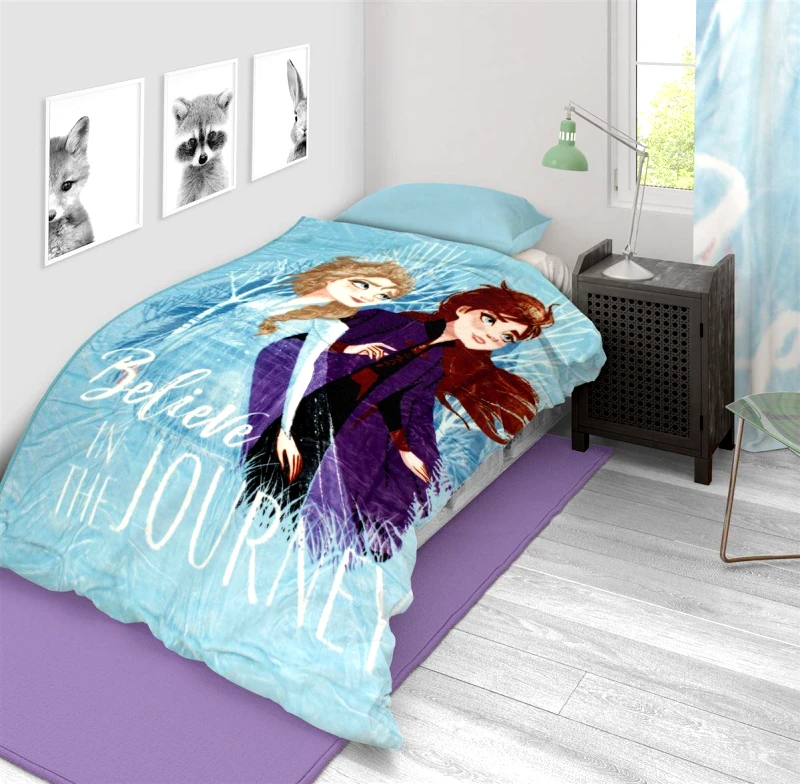 DimCol Κουβέρτα Μονή Βελουτέ 160x220εκ. Frozen 502 Disney DimCol (Ύφασμα: Polyester) - DimCol - 42462406001
