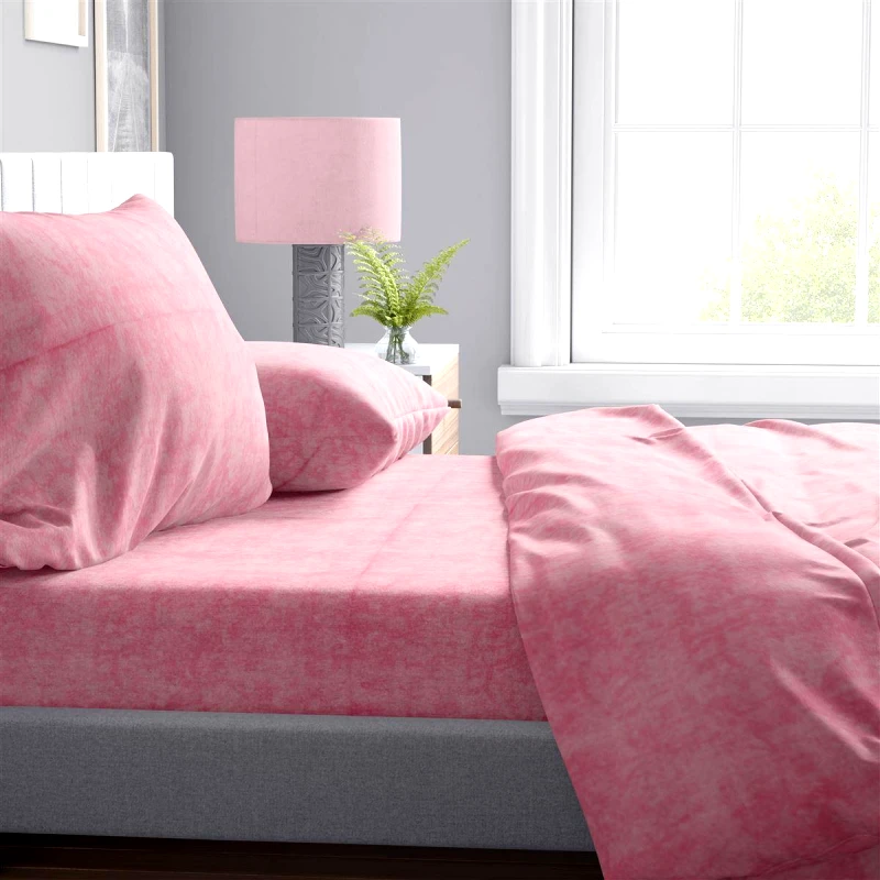 DimCol Παπλωματοθήκη Polycotton Μονή 160x240εκ. Shadow 17 Pink DimCol (Χρώμα: Ροζ, Ύφασμα: 70% Βαμβάκι-30% Polyester, Μέγεθος: Μονά) - DimCol - 33330823007