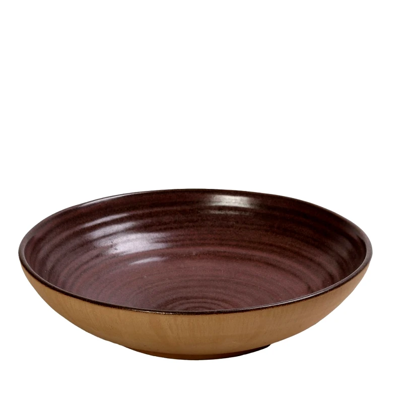 ESPIEL Σαλατιέρα Stoneware Ροζ Calabria ESPIEL 26x6,5εκ. REP121K3 (Σετ 3 Τεμάχια) (Χρώμα: Ροζ, Υλικό: Stoneware) - ESPIEL - REP121K3