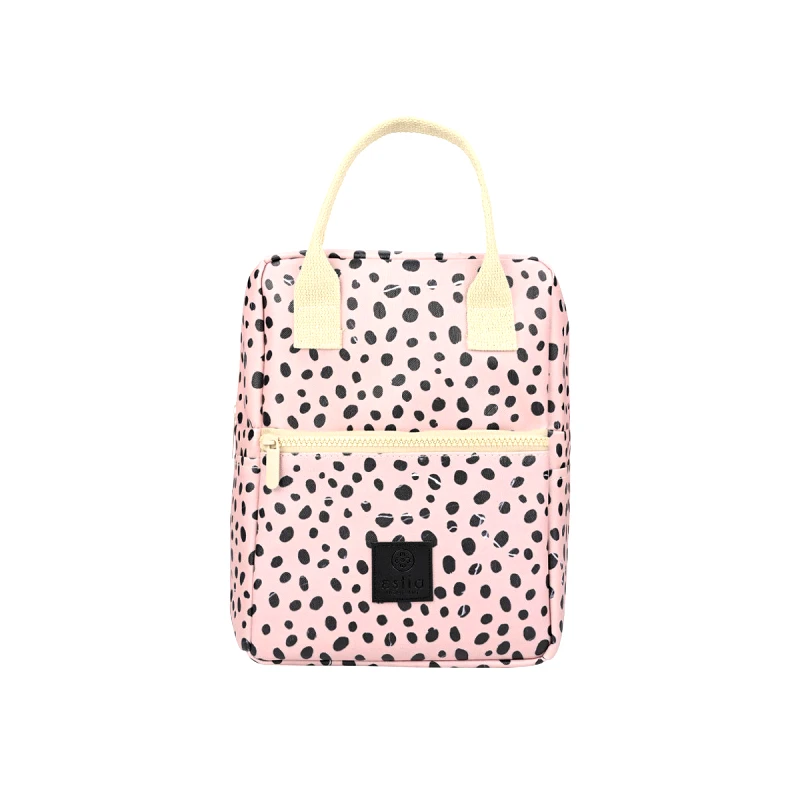 estia Τσάντα Φαγητού Ισοθερμική PVC Leather Leopard Taupe Save The Aegean Estia 7lt-20x14x27εκ. 01-22600 - estia - 01-22600