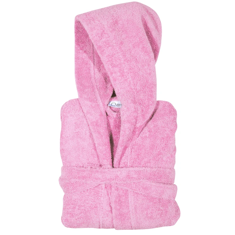 DAS KIDS Μπουρνούζι Παιδικό Βαμβακερό 6 Ετών Casual 5905 Nude-Ροζ Das Kids (Ύφασμα: Βαμβάκι 100%, Χρώμα: Ροζ, Μέγεθος: 6-8 Ετών) - DAS KIDS - 460180605905