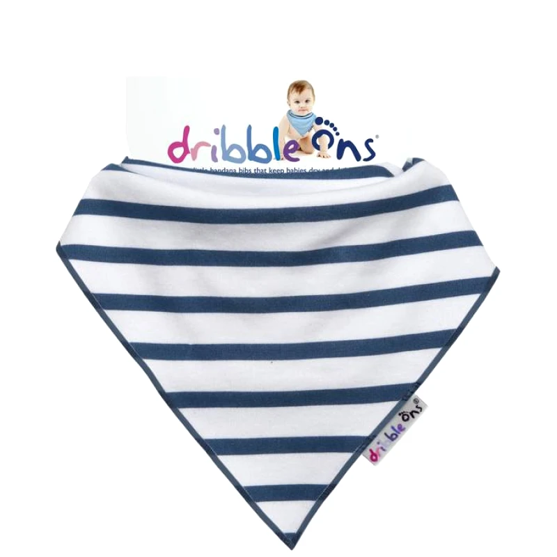 Sock ons Σαλιάρα-Μπαντάνα Βαμβακερή Dribble Sock ons DO-NAUTICAL (Ύφασμα: Βαμβάκι 100%, Χρώμα: Λευκό) - Sock ons - DO-NAUTICAL
