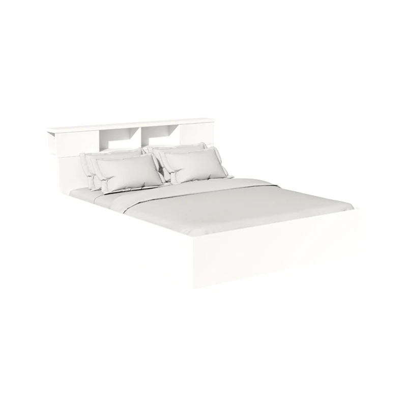 PAKO WORLD Κρεβάτι OLYMPUS pakoworld σε χρώμα λευκό 140x200εκ - PAKO WORLD - 123-000218