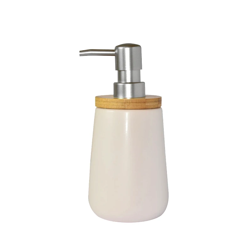 estia Ντισπένσερ Πορσελάνης Λευκό Bamboo Estia 8x17εκ. 02-4569 (Υλικό: Πορσελάνη, Χρώμα: Λευκό) - estia - 02-4569