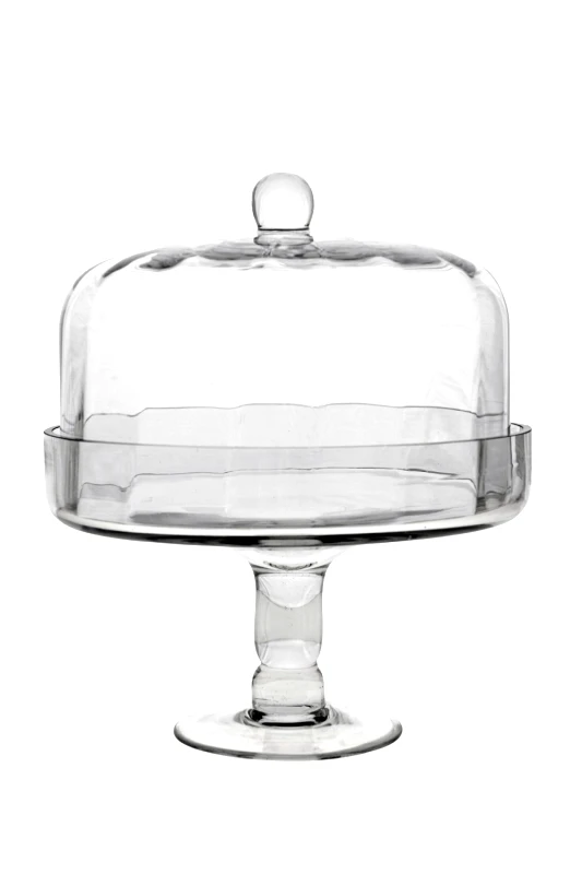 ZEN COLLECTION Τουρτιέρα Γυάλινη Διάφανη Με Πόδι 26,5x33εκ. Zen Collection 18.6.43448-ΖΕΝ (Υλικό: Γυαλί, Χρώμα: Διάφανο ) - ZEN COLLECTION - 18.6.43448-ΖΕΝ