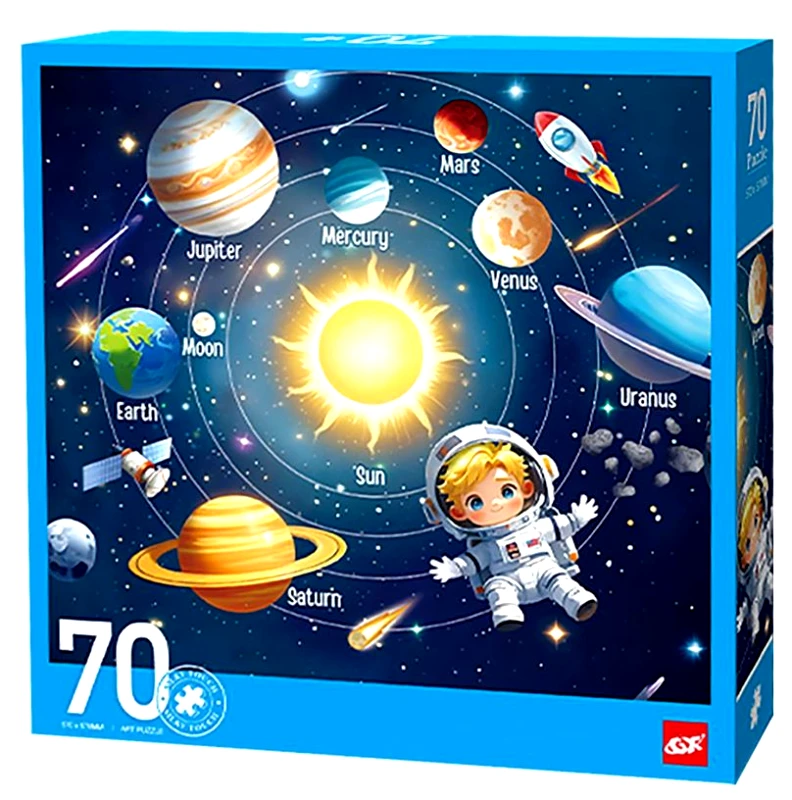 Toy Markt Παζλ 70τμχ Διάστημα Σε Κουτί 25x5x25εκ. Toy Markt 69-1884 - Toy Markt - 69-1884