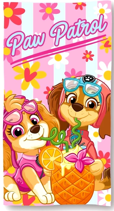 DimCol Πετσέτα Θαλάσσης Παιδική Quick Dry Microfiber 70x140εκ. Nickelodeon Paw Patrol 002 Baby Pink Dimcol (Ύφασμα: Microfiber, Χρώμα: Ροζ) - DimCol - 54460912102