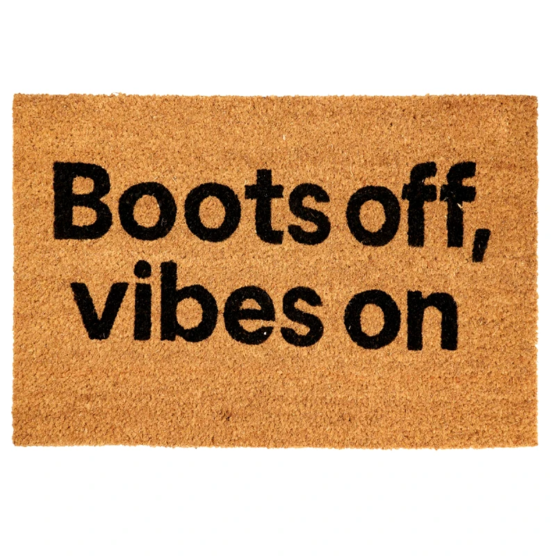 MRS HOME Πατάκι Εισόδου 39x59εκ. Boots off, vibes on MRShome 0006003 - MRS HOME - sl-DF-0006003